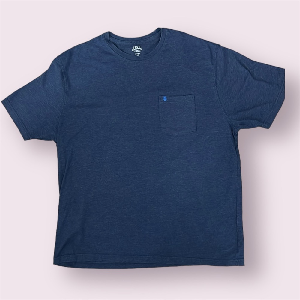 Izod Saltwater Men's Blue T-shirt Relaxed Classics Size XXL